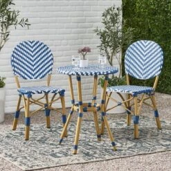 NicBex Outdoor Dining Table Set Bistro Table With Rattan Top & Chairs,Patio Furniture Bistro Set For Garden,Backyard,Poolside 13 NicBex Outdoor Dining Table Set Bistro Table With Rattan Top & Chairs,Patio Furniture Bistro Set For Garden,Backyard,Poolside -Nicbex GUEST f9b6b422 da39 44bc a3e9 1dc7c6300eec