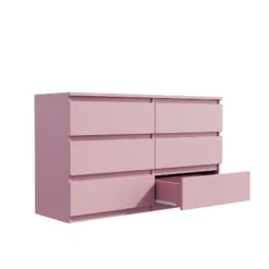 NicBex 6 Drawer Dresser For Bedroom,Modern Style Drawers With Free Handle,Dressers For Kids Room,Living Room,Entry And Hallway -Nicbex GUEST fa007eb5 b91f 4ba2 bec6 39a8fd7f401e