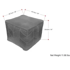 NicBex Square Pouf Ottoman Upholstered With A Durable Genuine Leather For Living Room, Bedroom, Distressed Brown 8 NicBex Square Pouf Ottoman Upholstered With A Durable Genuine Leather For Living Room, Bedroom, Distressed Brown -Nicbex GUEST facea003 2121 4e5d 80fc 3c5884b4eb50