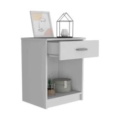 NicBex Nightstand With 1 Drawer, Bedside Table With Open Shelf, Modern Night Stand For Bedroom Living Room -Nicbex GUEST fadba0b0 0e20 4f2d aa0d 599e05d670b0