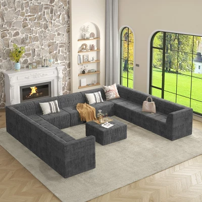 NicBex Couches For Living Room Single Seat Compressed Sofa Corduroy Sectional Sofa Couch Modern Upholstered Sofa Bed Sleeper For Apartment 11 NicBex Couches For Living Room Single Seat Compressed Sofa Corduroy Sectional Sofa Couch Modern Upholstered Sofa Bed Sleeper For Apartment - Image 9