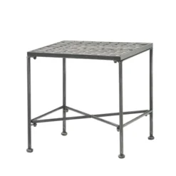 NicBex Boho Outdoor Console Table, Handcrafted Side Tables With Stainless Stee Frame, Patio End Table Outdoor/Indoor For Garden Balcony Yard -Nicbex GUEST fc0b973b 2be1 461d bed2 8452dadbbd16