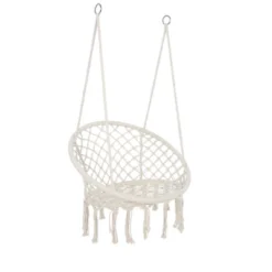 NicBex Indoor Outdoor Hammock Swing Chair With Cotton Rope For Patio Bedroom Porch Garden -Nicbex GUEST fc4a2e95 f911 46aa 94e2 3edf9d0cd119